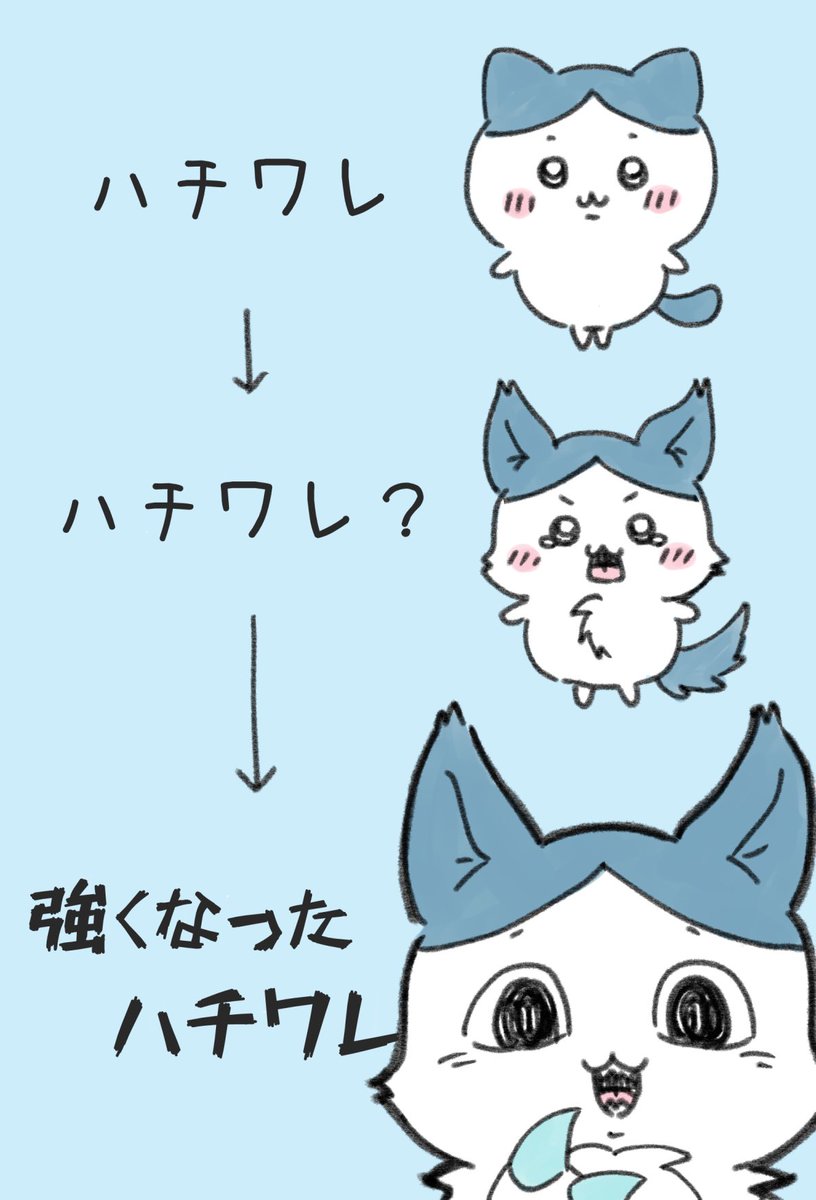 sukiyaki_hira's tweet photo. キャストクレジット、ハチワレ3段階進化でそれぞれ分かれてるの丁寧すぎて笑った https://t.co/my7CPDJqeQ