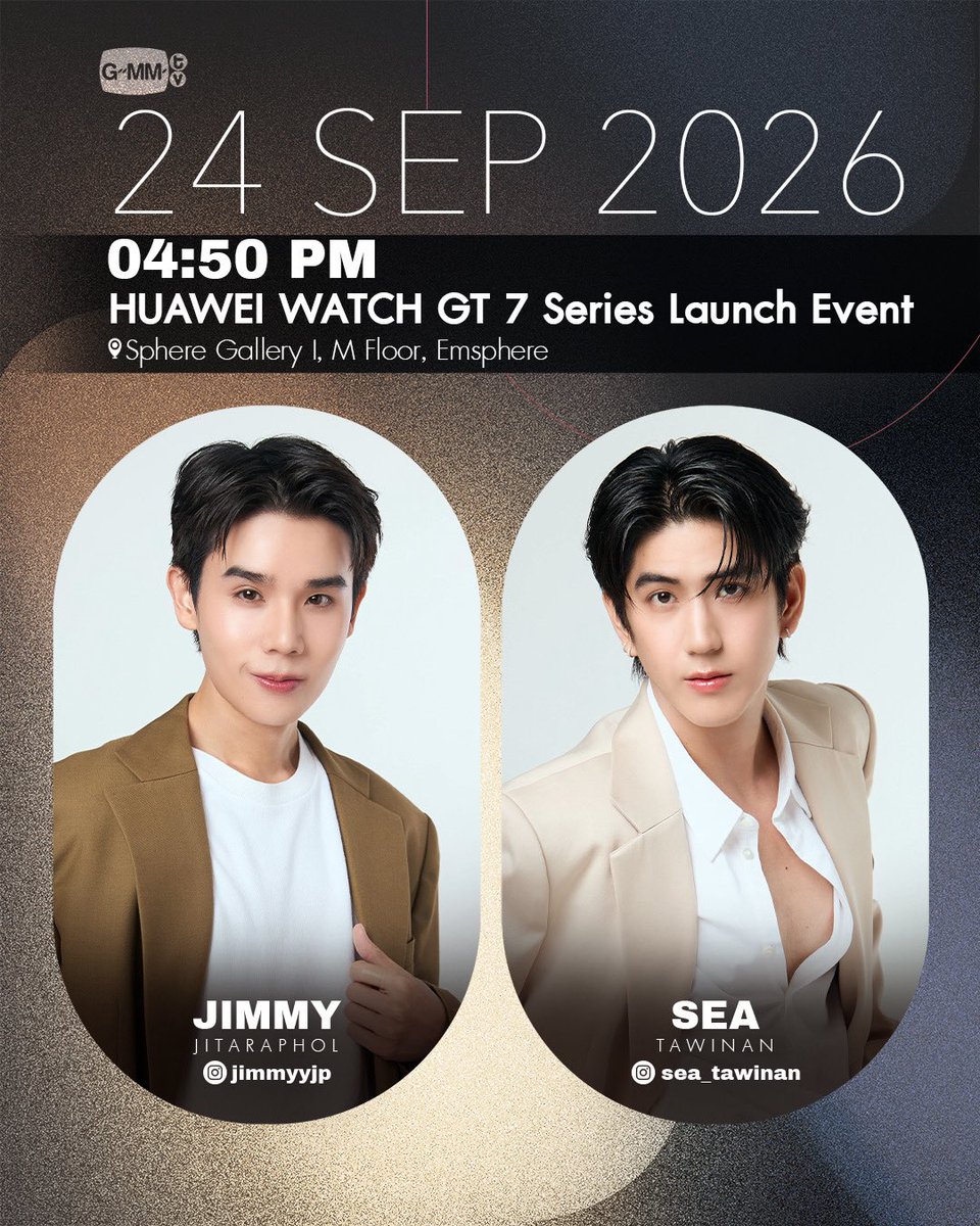 GMMTV's tweet photo. [Update] Artist Programs &amp; Events

#GMMTV https://t.co/nG46xdsU9u