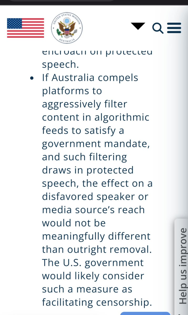 latikambourke's tweet photo. BREAKING

Trump Administration warns it will treat as censorship 'facilitating censorship' Prime Minister Anthony Albanese's proposed crackdown on algorithms.

Source: https://t.co/qaSSu2iYv2 https://t.co/UbjdiD9rBx
