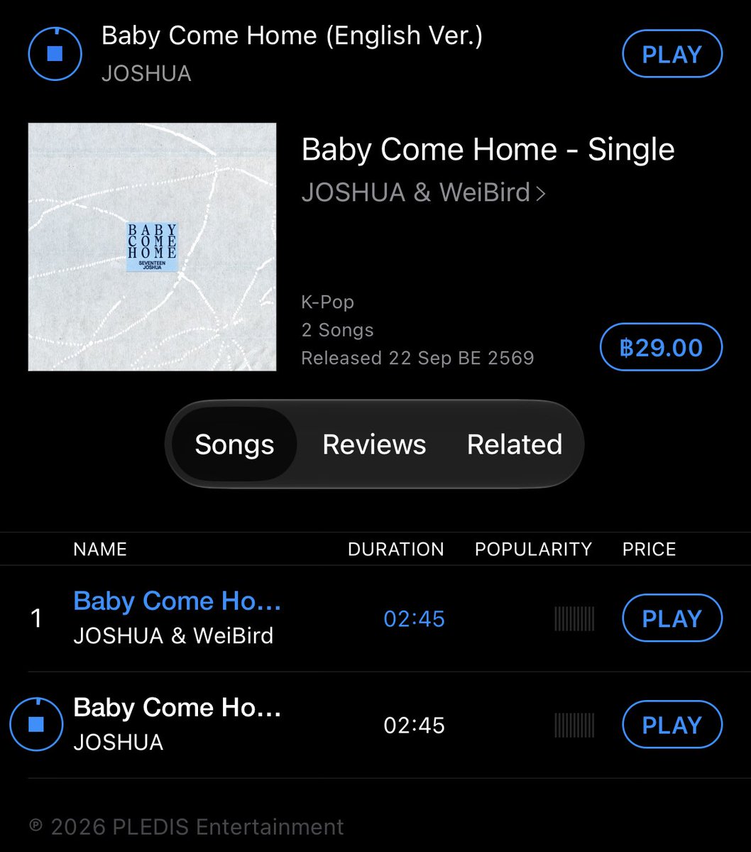 takemeovvv's tweet photo. แจกเพลง Baby Come Home ใน iTunes ส่งให้ทั้ง 2 ver. Chinese &amp; English 

แปะหลักฐานการฟังในยูทูป
สุ่มจากเมนชั่น 10 คน พร้อมติดแท็ก

JOSHUA DIGITAL SINGLE OUT NOW
#JOSHUA_BabyComeHome
#BabyComeHome

#กะรัตพระเวสสันดร https://t.co/L2y9d4fJF1
