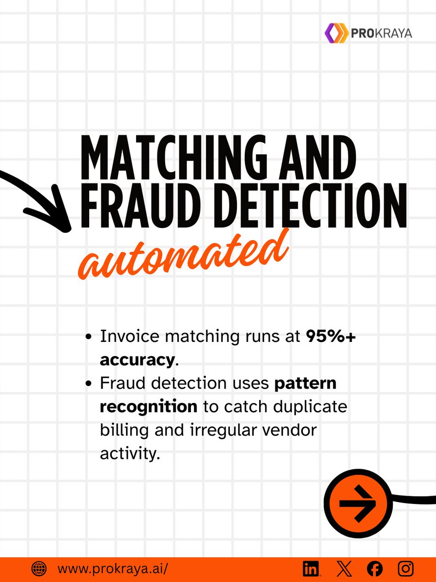 prokraya's tweet photo. Invoice mismatches, caught weeks too late? We are fixing that. Anomaly detection at the PO stage. 95%+ invoice matching. Fraud caught before payment.
 
#ProcurementIntelligence #InvoiceAutomation #AIinProcurement #ProcureTech #Prokraya https://t.co/HNStsLD8Xt