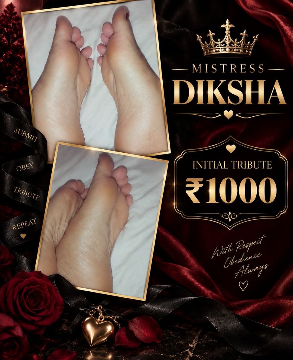 Domina_Diksha's tweet photo. Your first tribute decides whether you’re worth my time.👑

#findom #femdom #indianfeet #indiansoles #indianfindom #footfetish https://t.co/TcdNo6GHPU