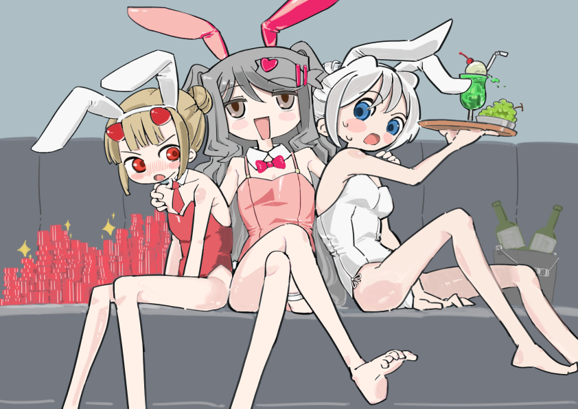 AKcatjack's tweet photo. ぬるめたバニー3人 https://t.co/ERM6xVcMg1