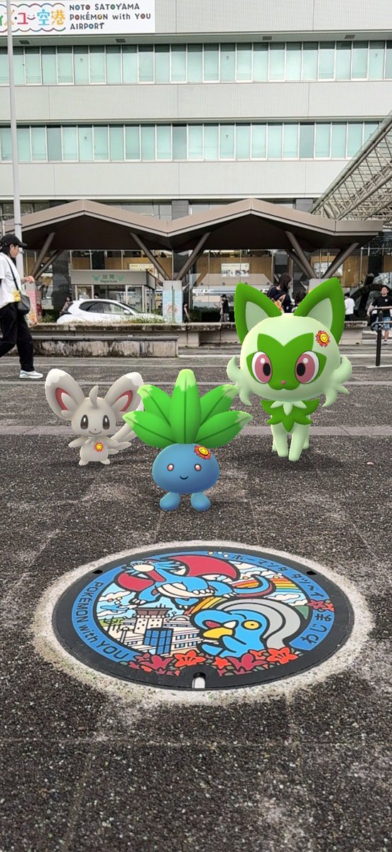 Nupik0_PokeGo's tweet photo. ポケふたの続き。富山、七尾、穴水、輪島 https://t.co/HmFEbmkk6q