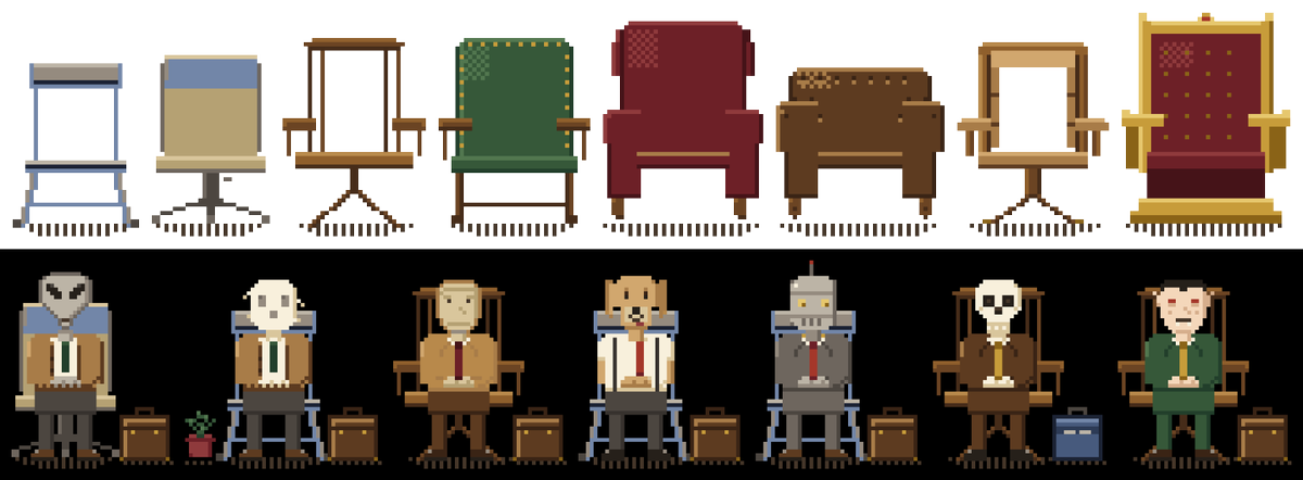 lau_btc's tweet photo. Something cool is about to happen.

A brief summary for the friends who still don’t know @themutualfun 

4,001 Seats. 157 traits. 8 layers of attributes.

But there’s one detail that really caught my attention: the chair is the main rarity trait of the collection.

This is the first time I’ve seen a project where the main traits are chairs. I find that hilarious  😂

On top of that, around 15% of the characters are “Weirdos”  I want the golden retriever who made Partner  🐶 🤣

There are also rare frames and walls, 11 unique executive portraits, and the artwork is stored entirely on-chain.

The chair might be the real alpha. 👀