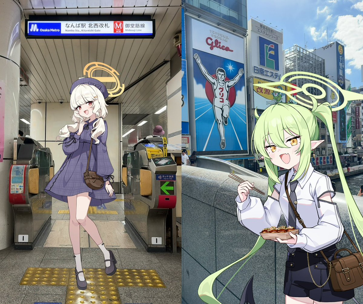 Yoi_camera's tweet photo. 普段カメラマンの仕事をしているオタクがブルアカ大阪スタンプラリーでQRを読み込むと起動するアレで本気を出して写真を撮った結果↓ https://t.co/prHquHvZHk