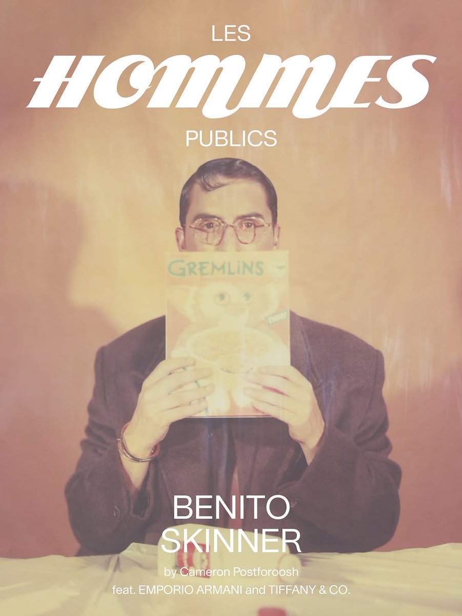 Kamiz560's tweet photo. manners for  !!

"The second after you mention something so sad, you laugh." Cameron Postforoosh captures Benito Skinner as he blurs the line between humor and heartbreak. Styled by Max Weinstein, this shoot transforms irony into tenderness and confe... https://t.co/Gj5jsQxTZw