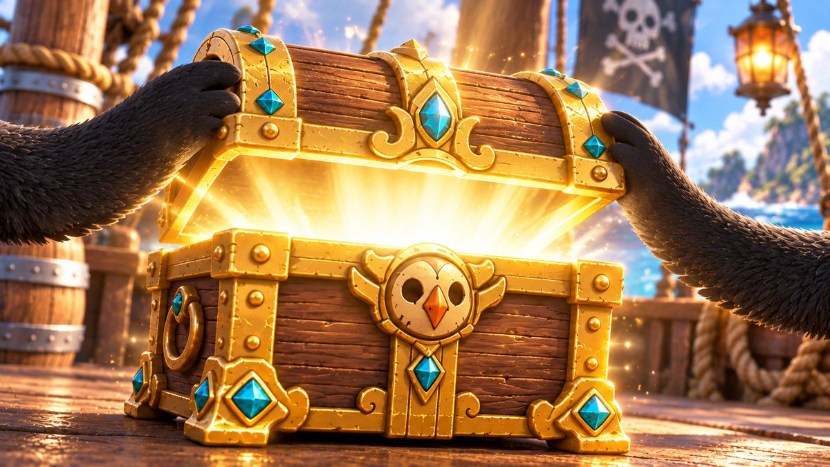 ppuffins's tweet photo. today you’ll finally be able to open your chests

the announcement will be dropped soon 👀 https://t.co/2c9ncKwfJt