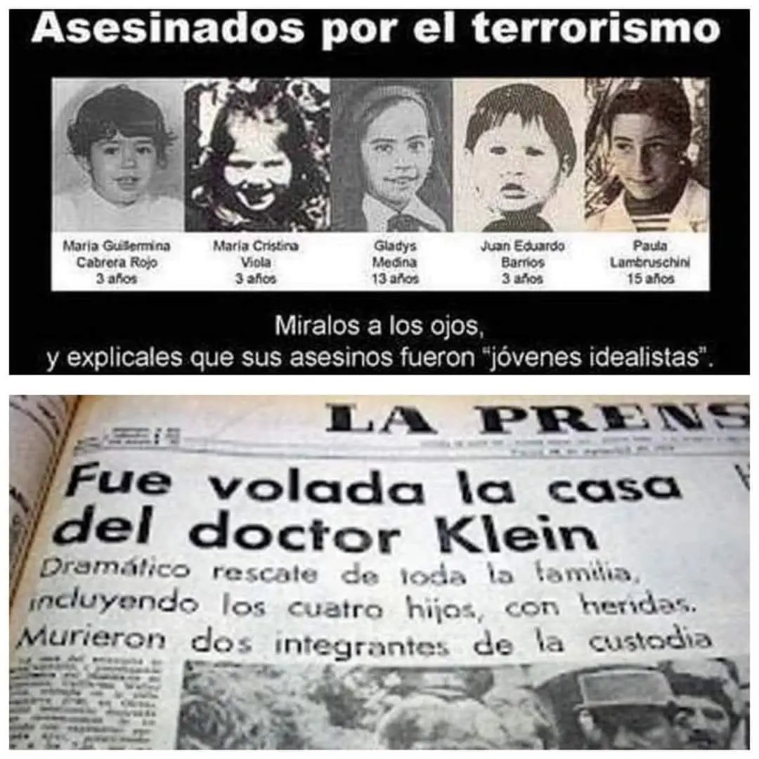 Chino24046451's tweet photo. Antes del atentrado, Montoneros discutian si la acción debía limitarse al funcionario o correspondía m@t@r a hijos, triunfando la posición infanticida de FIRMENICH
No se oponían a la m@t@nz@ d niños, discutían la oportunidad que deberían ser 4sesin4dos y quién los m@t@rí4 https://t.co/Sn6k2vufEk