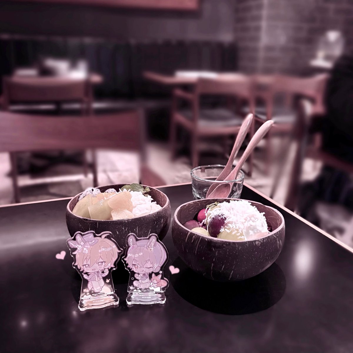 meltykoga's tweet photo. 久々こうかお🩷🩷🩷
バイト連勤やらイベランやらで全然遊べてなかったから久しぶりに遊べて楽しかった👩🏻‍❤️‍👩🏻💞🦊🐺 https://t.co/D0OLfX2mUH
