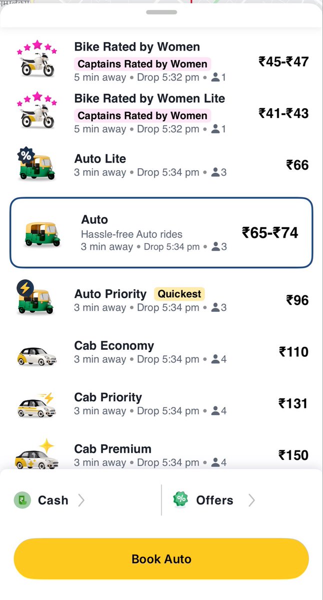 aviklickz's tweet photo. @rapidoapp_ what the difference in #autolite #autopriority #auto ! Its will be an auto only ! Or does it come with an air conditioner & chauffeur! It’s just a way to loot if people are using an app for bookings ! Just a mere scam !
#Gurugram #Delhi #Gurgaon #scam #rapido #loot https://t.co/ZCgTyNTiwg