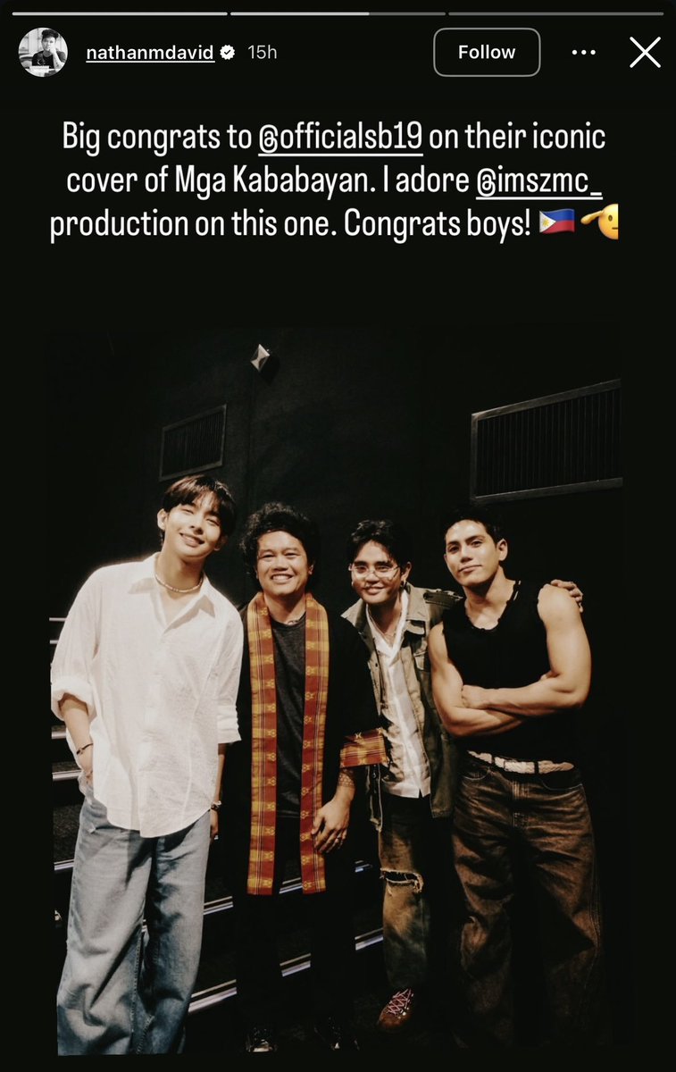 NaseNewsPublic's tweet photo. PABLO’S PRODUCTION PINURI NG INTERNASYONAL NA COMPOSER

Binigyan ng special shoutout si Pablo ng Fil-Am composer na si Nathan David, na nagtrabaho sa original score ng DreamWorks film na “Forgotten Island,” matapos purihin ang production niya sa “Mga Kababayan” cover ng SB19. https://t.co/I1TvyenNPa