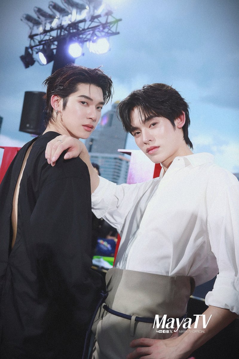 mayaonline2002's tweet photo. Snapshot #MAYATVOFFICIAL | “ตี๋ตี๋-ป๋อ” #twnpich #PorSuppakarn เข้าร่วมงาน “ELLE FASHION WEEK 2026 PRESS CONFERENCE” 

FSW ELLE X TTP 

#TeeteePor #ตี๋ตี๋ป๋อ
#TEETEEPORATEFW26
#ELLEFashionWeek2026
#EFW26ATICONSIAM https://t.co/6pBn5IA98g