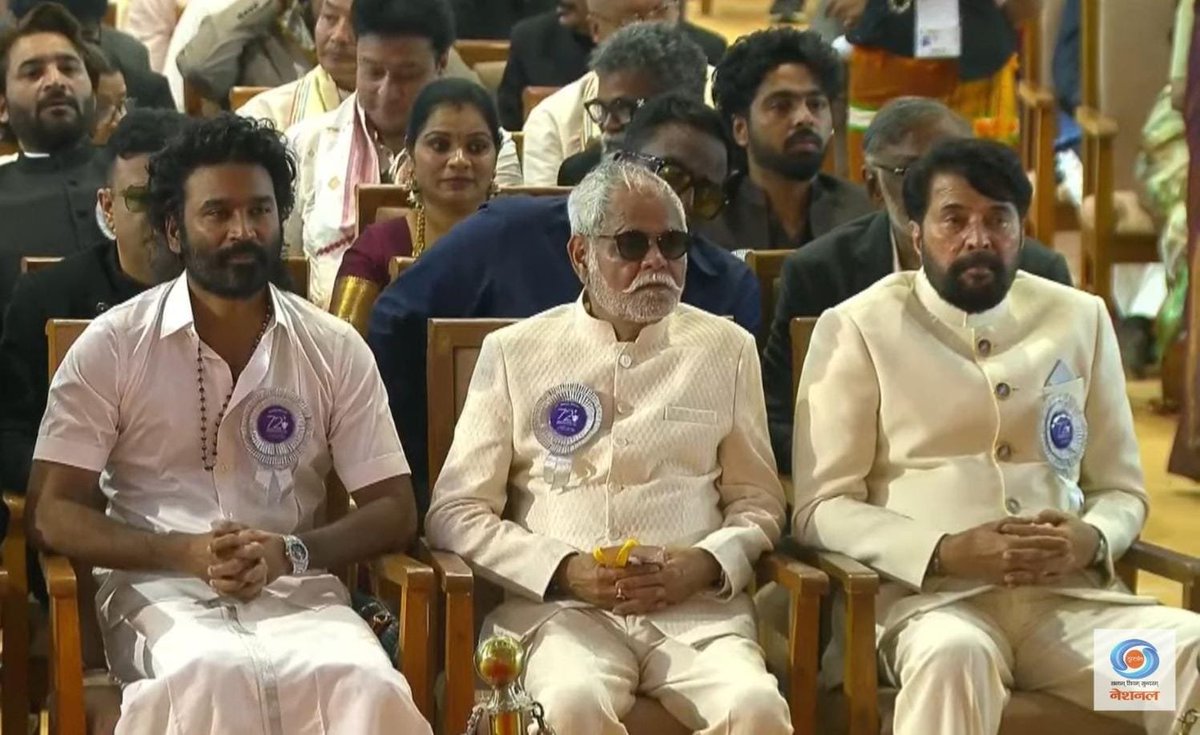 filmsandstuffs's tweet photo. they're so bored of winning too many National Awards that they went like they were attending some random wedding 😭 https://t.co/FVJRnzlrRN