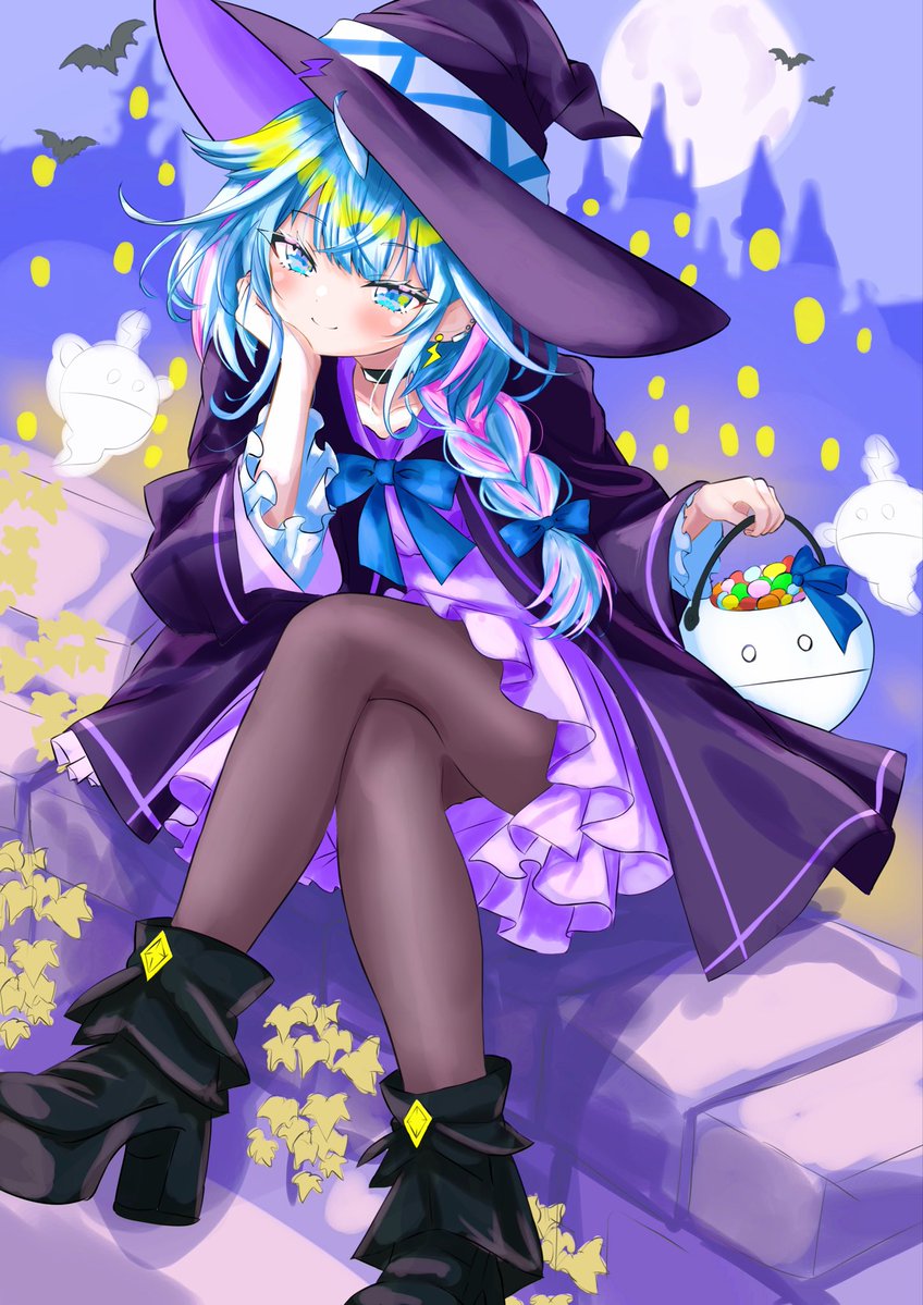 namida_SkyFall's tweet photo. 来月はハロウィンなので魔女コスすうちゃん
#すくすく枢 https://t.co/P8L5BLngC1