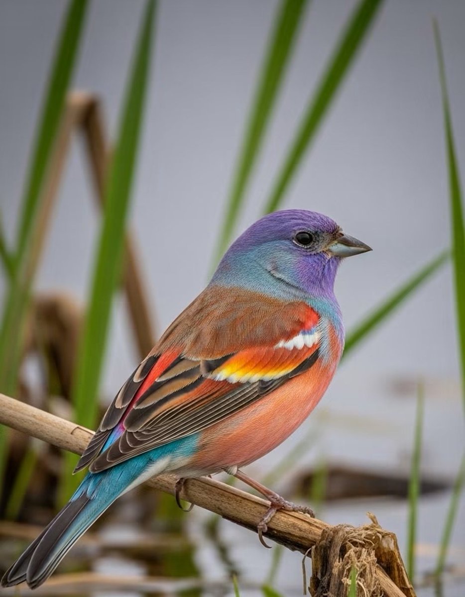 magu2023's tweet photo. De: Luciana Fit.
La naturaleza realmente se lució — esta ave brillante como una joya refleja la elegancia del Grey Bunting (Emberiza variabilis) 🐦, revela lavanda, cítricos, de pico fino. https://t.co/z6Ksz9Veh4