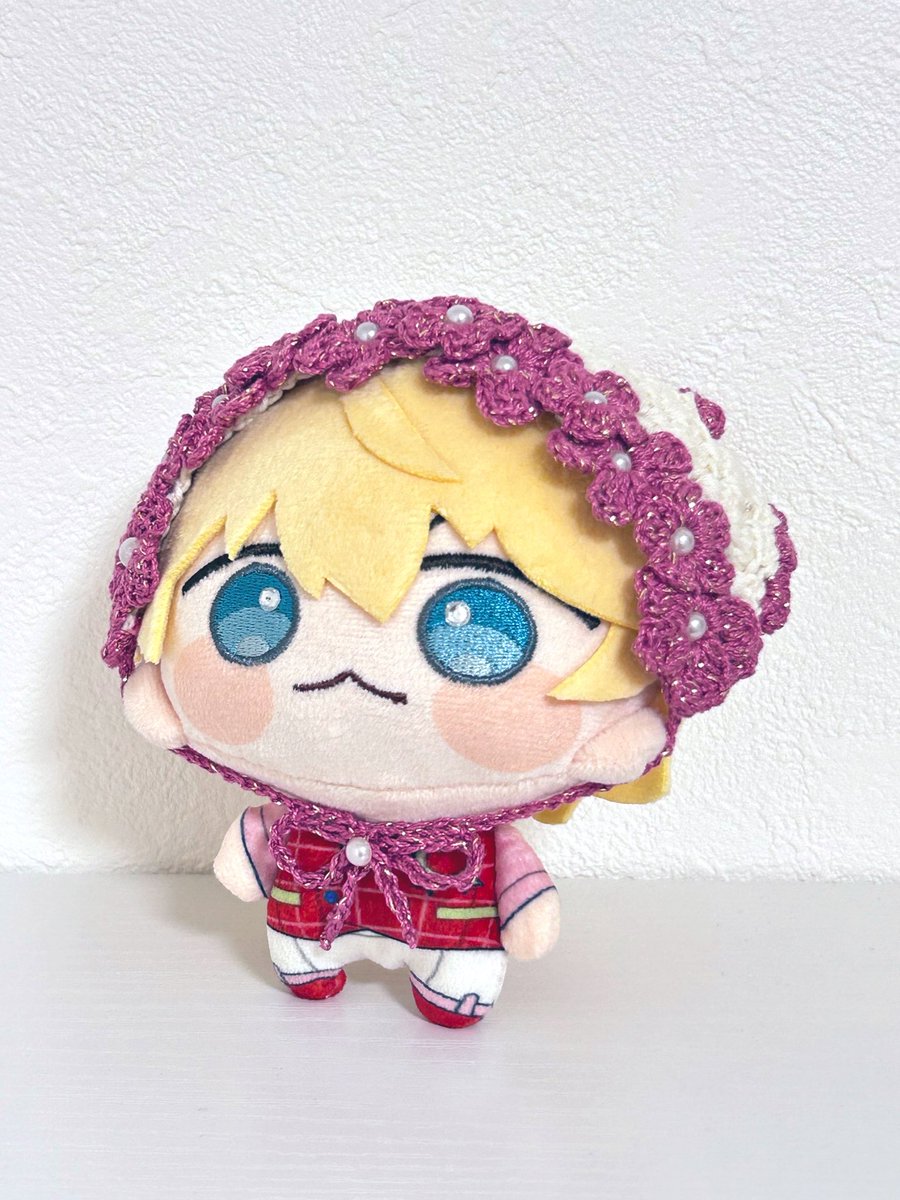 meroko09's tweet photo. 友だちにプレゼントした編み物ふたつ！サロメちゃんの代わりにえびさんで記録しておく🧶いろんな種類の糸たのしい〜〜；； https://t.co/m6NUk4uzqn