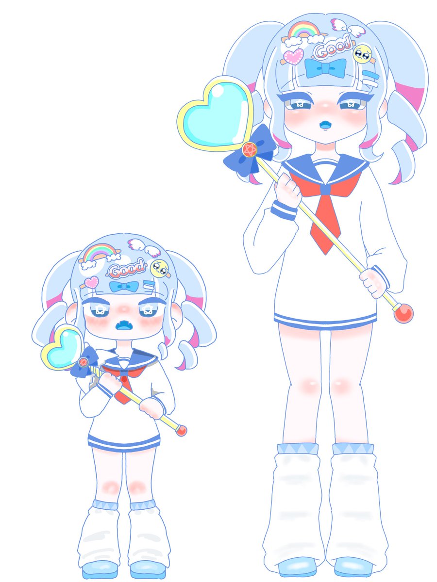 karaagesanday0's tweet photo. 3年前のミニキャラを発掘したので等身でかくリメイク
多分魔法少女🎀🦋🪄ꕀ𖤐 ̖́-
#イラスト https://t.co/fUOeu4F6fV