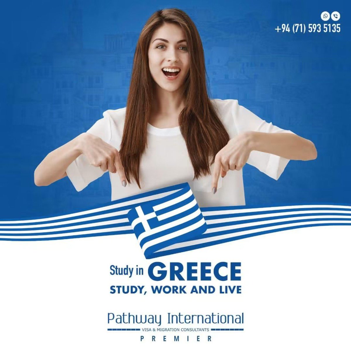 pathwayint's tweet photo. 🇬🇷 Study in Greece! 🇬🇷

🎓 Bachelor’s | Master’s | PhD
🌍 European Education
📚 Diverse Study Programs
✨ Build Your Future in Europe

Start your journey today with Pathway International.

📞 WhatsApp: +94 715935135
🌐 https://t.co/T3l0welWor

#StudyInGreece #StudyInEurope https://t.co/XaAsSng0yi