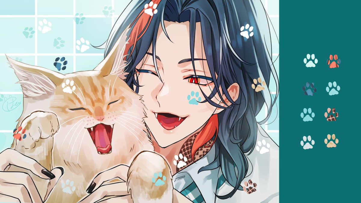 HaL_ka_Dai's tweet photo. 🐈
#かいせ絵 https://t.co/DdocTTxv78