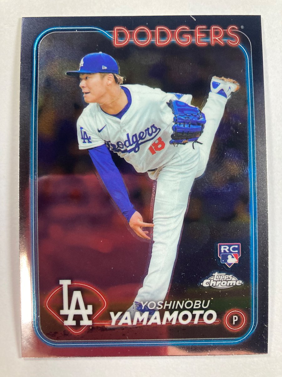 1218Sports's tweet photo. 🎁Appreciation Day Giveaway🎁

Winner Announced Friday

🔥Yoshinobu Yamamoto Topps Chrome Rookie Card

To enter
1. Follow
2. Retweet
3. Like https://t.co/MvMeZNiEoM