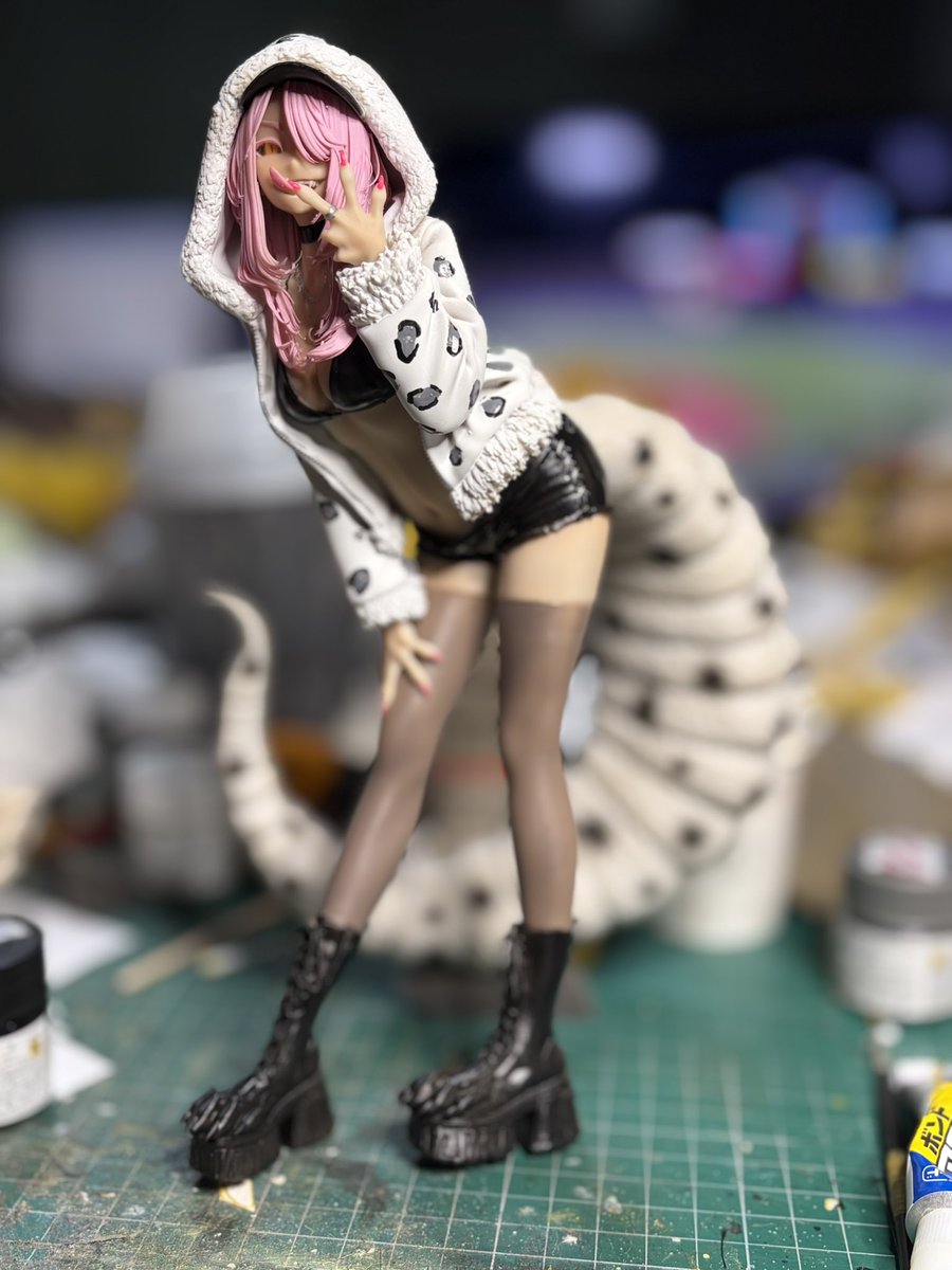 tibitan9's tweet photo. レオパちゃんの完成品フィギュアの2次予約スタートさせていただきます。
・サイズは24.5cm
・UVレジン製
完成品:¥25000
お問い合わせはDMでお願いいたします。 https://t.co/U8PmIpimCm