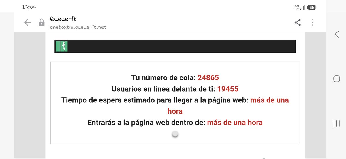 Oria87's tweet photo. @Atleti después de 1h en la cola de la preventa...la web no funciona https://t.co/ByrIGLREMF