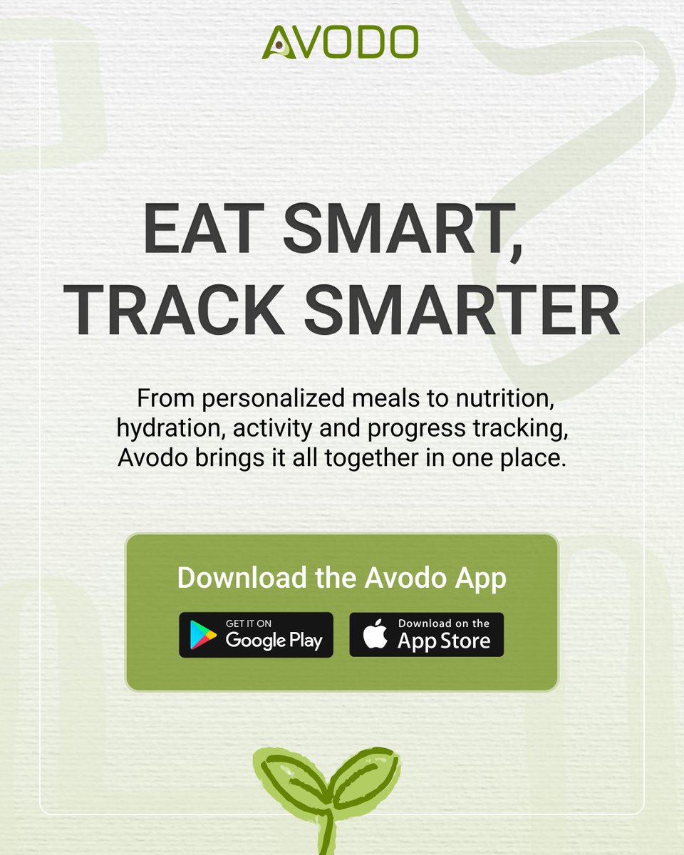 avodoai's tweet photo. Avodo brings personalized nutrition, meal planning, food tracking, and progress tracking together in one place. Set your dietary preferences, get meal suggestions that fit your lifestyle, and easily log what you eat with Ava.

#Avodo #NutritionApp #FoodTracking #MealPlanning https://t.co/8W9weHDwqF