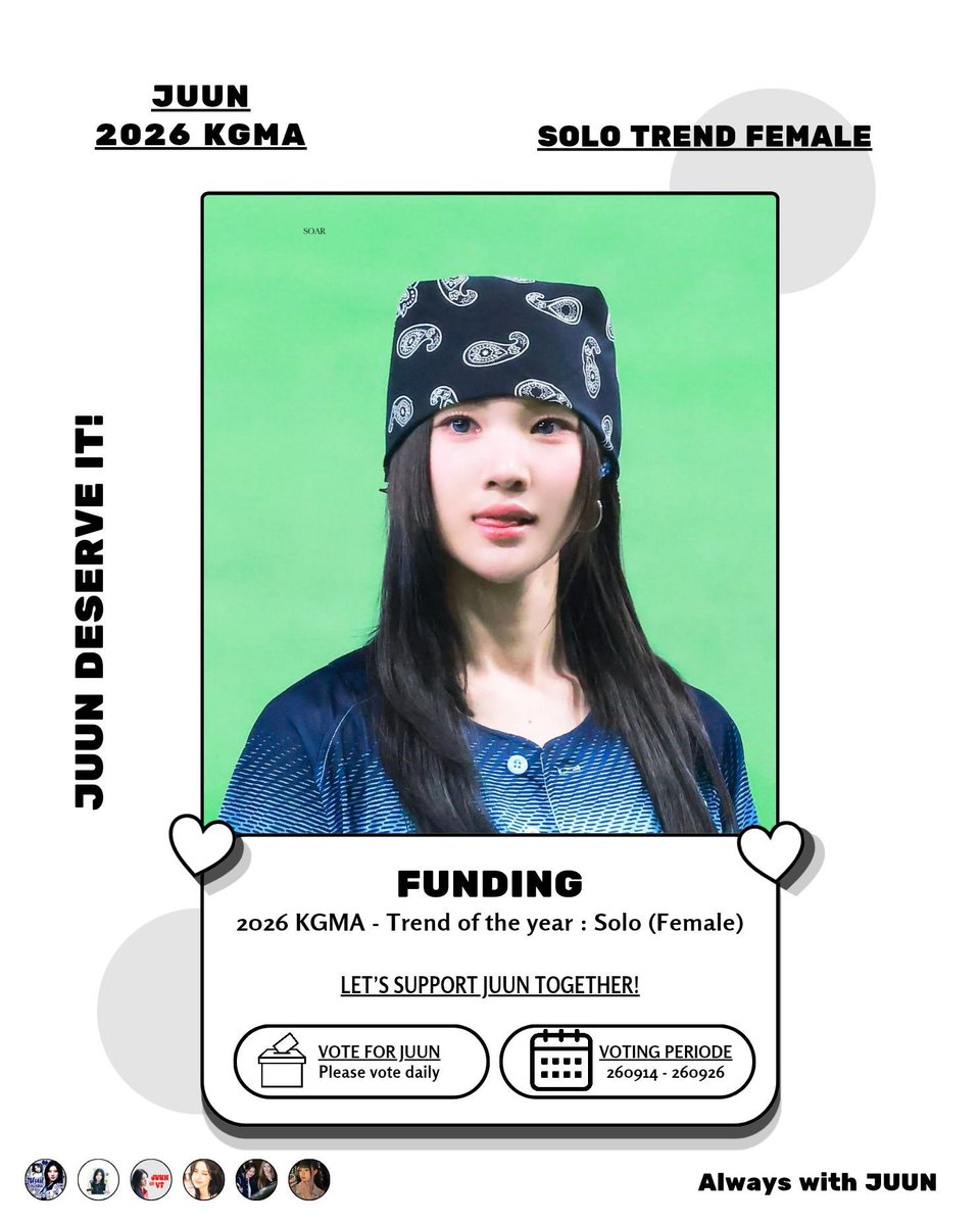 carmjnspace's tweet photo. Hari ini adek juun masih peringkat 1 walaupun sempet turun ke 2 sama 3,ayoo jjuromi kita bikin adek juun menang di round 1,semangat kakak-kakak jjuromi buat vote adek juun ✊✊✊,yang mau donasi boleh isi gform ini ya : https://t.co/fbTTLR2lr6

#HEARTS2HEARTS #JUUN #주은 https://t.co/fBpX23nhP7
