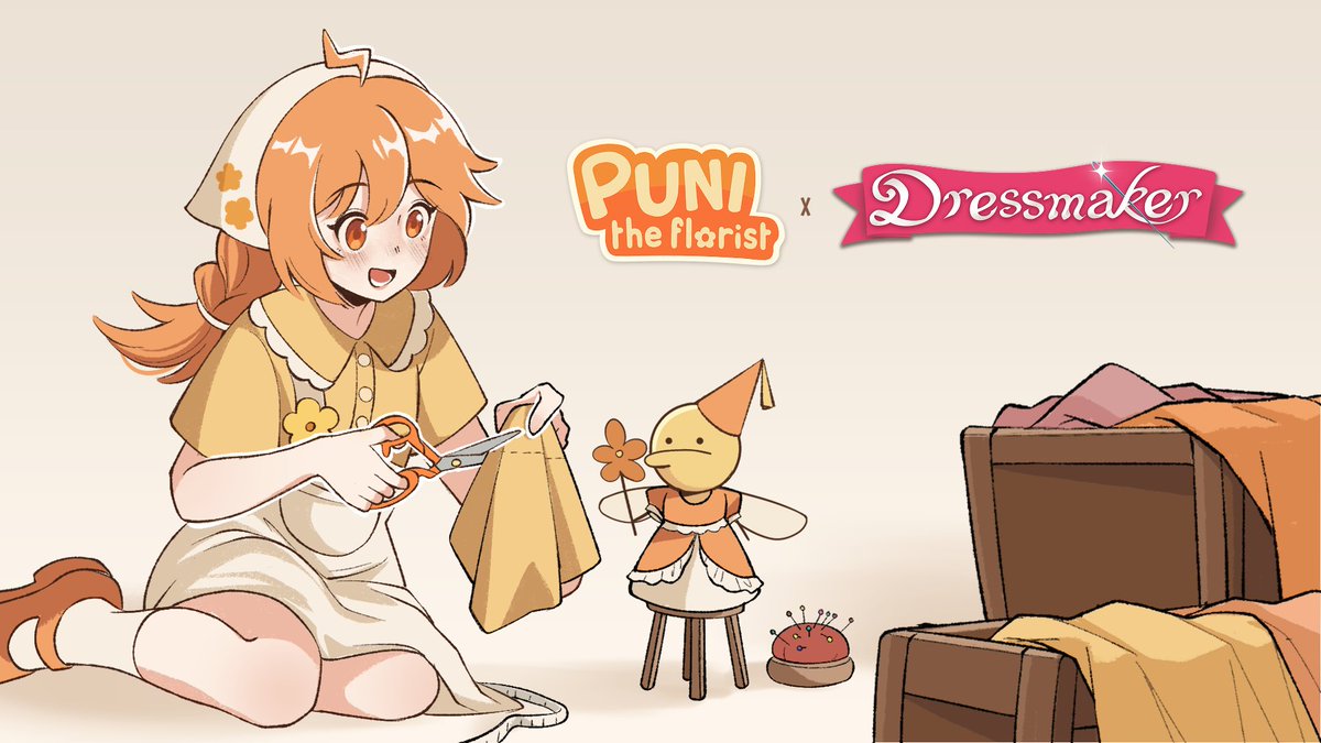 EarthquackGames's tweet photo. Many congrats to our neighbor at Cozy Lives on the launch of Dressmaker! 👗

By the way, Puni the Florist + Dressmaker are now in a bundle!
Get both games at 10% off ✨

#PuniTheFlorist #Dressmaker #EarthquackGames #IndieGame https://t.co/ReboTJxZnw