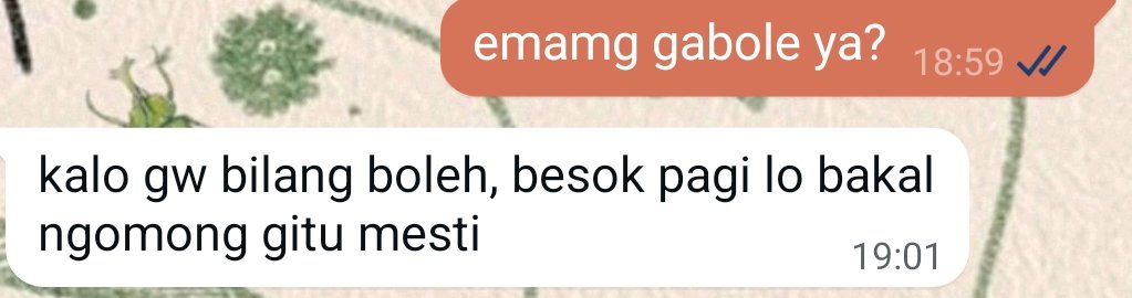 alleevyu's tweet photo. @thrillrride kalo jawabannya gini, artinya boleh ya? https://t.co/eLehAHdSLb