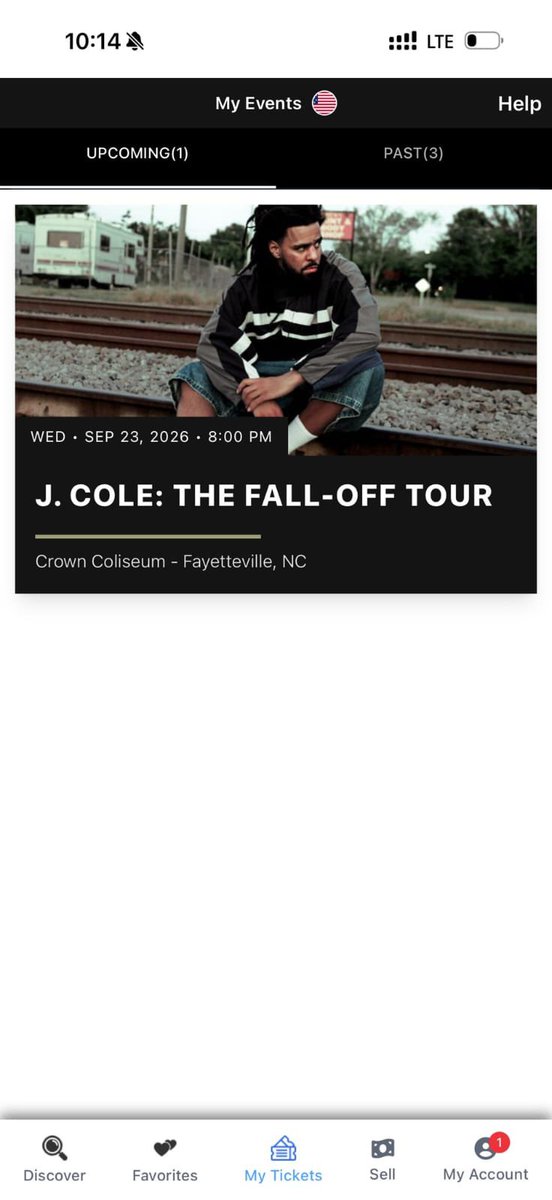max_m1253's tweet photo. got 4x tickets to see  J Cole for tomorrow Wednesday concert show 🎫

Wed, Sep 23, • 2026, 8:00pm

Venue: Crown Coliseum - Fayetteville, NC

$100 each ticket 
Dm me if you want them 🙏
Transfer via Ticketmaster thank you!!!!🥹 https://t.co/FexZBbdcAJ