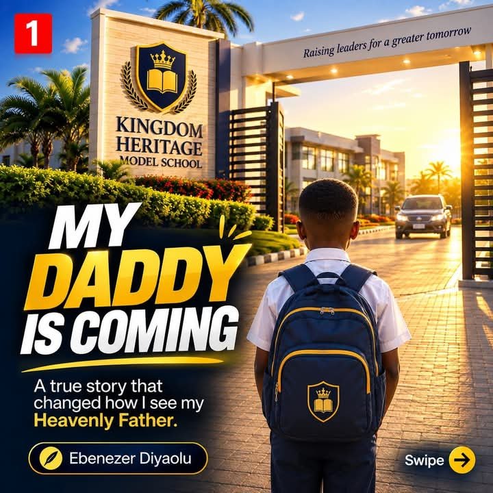 Tobipelumiblog's tweet photo. KEEP TELLING YOUR CLASSMATES " MY DADDY IS COMING ". 
A true life story that will encourage you and produce testimony for you. 

#truestory 
#motivation 
#hope 
#encouragement 
#miracles 
#TobiPelumiBlog

Written by: 
Ebenezer Diyaolu
👇👇👇👇👇👇👇 https://t.co/89g3E4vB4N