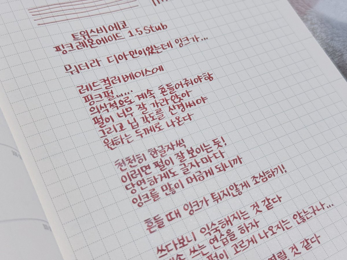 5oi_4_U's tweet photo. 생각난김에 에코 꺼내서 연습하기...
갖고있는 만년필이 다 EF인데 냅다 스텁닙 사니까
손에 잘 안 익는게 문제네요...
노트는 로디아 다이어리 https://t.co/kXhPegVrVP