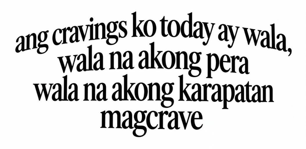 rvinjayx_'s tweet photo. Bawal mag-crave, may bills tayong hinaharap.😭🤣 https://t.co/S4b6b2rKEo