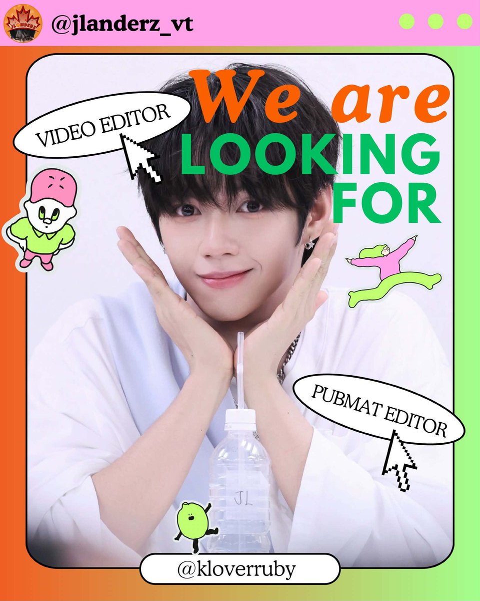 jlanderz_vt's tweet photo. 📣 IMPORTANT ANNOUNCEMENT 📣 

🎥 We are looking for editors!

We are currently in need of additional editors to support our team.

What we’re looking for:
- Strong attention to detail
- Ability to meet deadlines
- Team player with a positive attitude 

If you’re interested in joining our team, please send us a 💌. We’d love to have your help!

#JL #제이엘
#AHOF #아홉
@AHOF_official