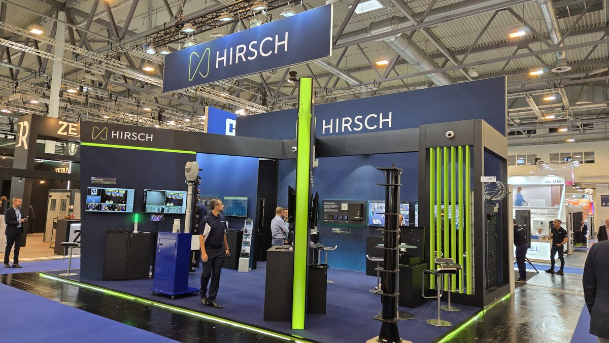 stevenhumphreys's tweet photo. All set for Security Essen 2026.
The Hirsch team is ready to welcome customers and partners in Essen this week.
Perimeter security. Access control. Video. Command & Control. One integrated physical security platform.
Protecting our clients from their perimeter to their core.
#SecurityEssen #PhysicalSecurity