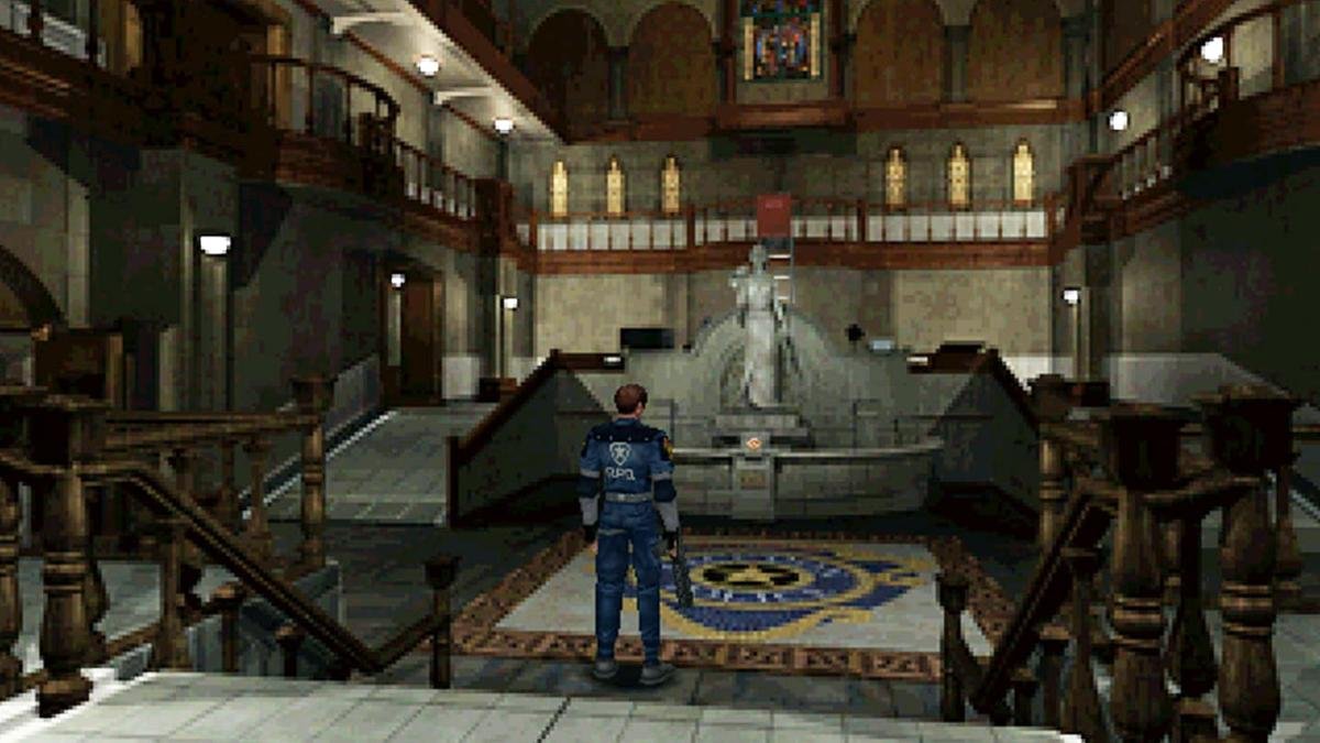 Dennis_Pulido's tweet photo. I think the "yellow paint" and other such "on-screen guidance" in modern games is partly a consequence of free 360° cameras.

With fixed cameras, developers could guide your attention through composition by framing doors, ladders, items, and other points of interest naturally within the scene.

With a free camera, they can't guarantee you're even looking in the right direction, so games compensate with yellow paint, waypoints, detective vision, etc.

The irony is that fixed cameras were originally a solution born from technical limitations. Now they could be a solution to the opposite problem of too much freedom.