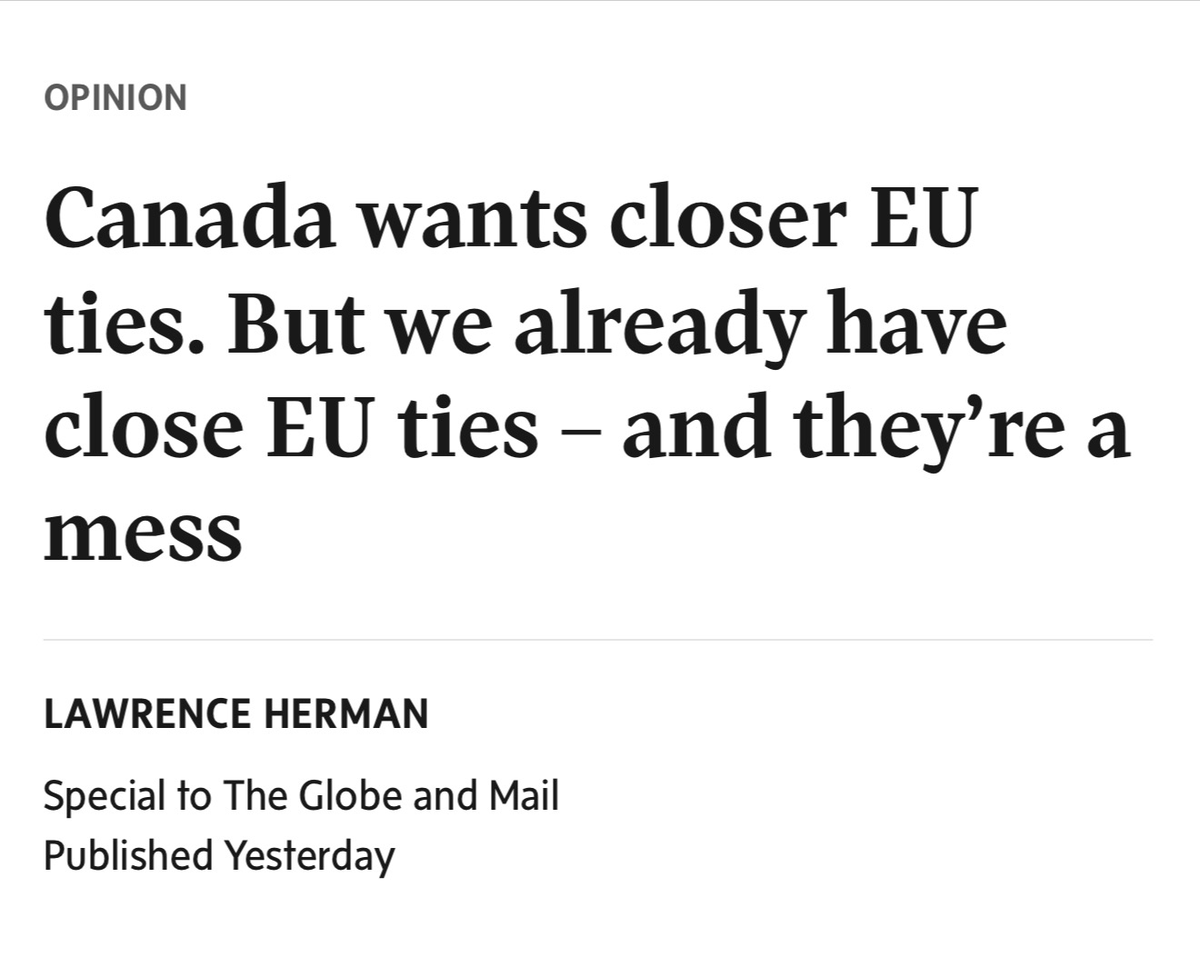 PierrePoilievre's tweet photo. Like everything else he does, Carney’s so-called “deepening ties with the EU” is all talk and no results.

We already have a free trade deal with the EU, but he has failed to get the needed 27 European countries to ratify it. He held another overhyped meeting with Macron the other day, but couldn’t even get the French to ratify that trade deal we already have.

It is all show and no go.

Meanwhile here at home, people cannot afford groceries, gas, and mortgages.
