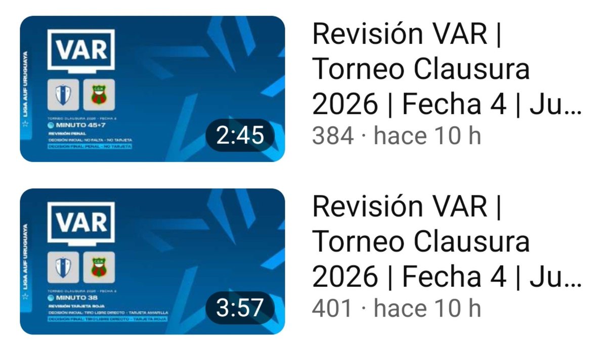 ArbitrajeU's tweet photo. 🚨 DE LEÓN EVALUÓ QUE NO...

Después de casi un mes se publicaron los audios de la Fecha 4😳

Como era de esperar, el audio de la “sopladita” de la 2ª amarilla a un jugador de Progreso frente a Nacional no apareció🤐

🫵🏻Esta omisión refuerza la sospecha de que la “SOPLADITA” del VAR fue real.

Y peor aún, el director del Colegio y la árbitra dieron una versión de los hechos que, después de esto, queda cada vez más en duda🤷🏻