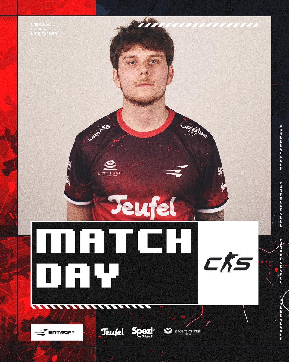 EntropyCS2's tweet photo. We’re back in action for @ESLCS Challenger League Cup 7! Time to step up and bring the heat into the tournament.

🕒15:00 CEST
🆚@esubacz
📺kick/dutchboycasts

@flaw_ns1 
@dottiecs2 
@Sapeccsgo 
@L00m1cs 
@hauntlex

Drop a #GoEntropy in the comments! 💚

#unbreakable https://t.co/Q2s7zNTLtQ