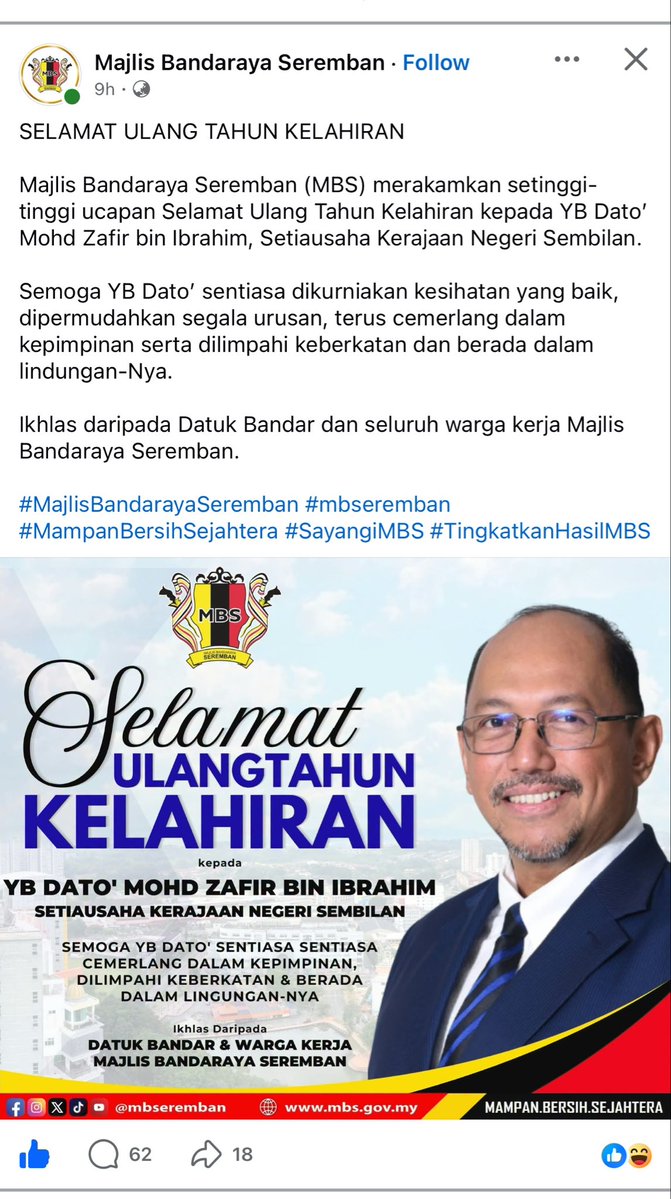 alif_haidar's tweet photo. Steady gila Majlis Bandaraya Seremban..

Sebab mereka faham “hak” tersebut ada pada Yamtuan Tunku Muhriz.

Lagi satu confirm mereka menyampah dengan kontraktor2 UMNO yang buat PBT ni macam dia punya.. 

Lepas tu jadi wakil rakyat. https://t.co/eouQ5Uh8pj
