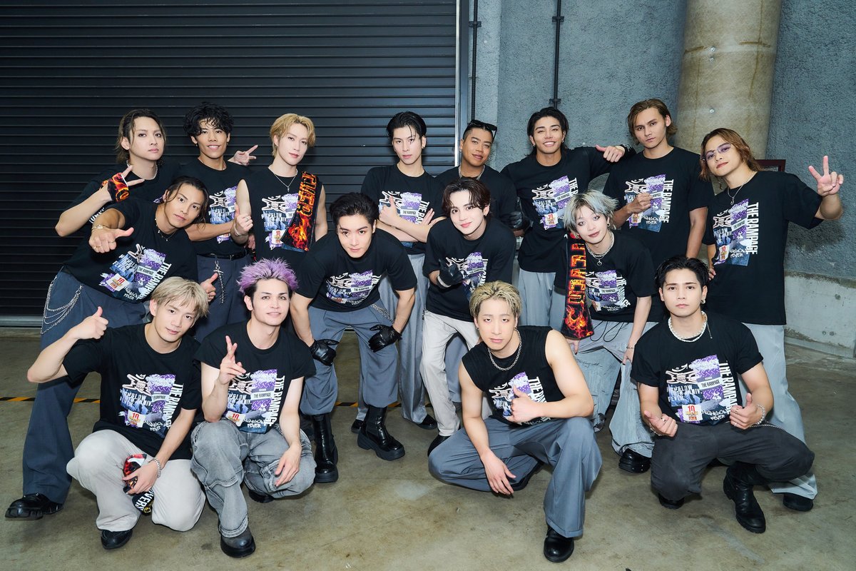 therampagefext's tweet photo. 「HiGH&amp;LOW 10th ANNIVERSARY FEVER」

🔥THANK YOU DAY-1🔥

ご来場いただきありがとうございました！
明日も引き続き盛り上がっていきましょう🏁

#HiGH_LOW @HiGH_LOW_PR 
#THERAMPAGE https://t.co/b1LzcaSBe0