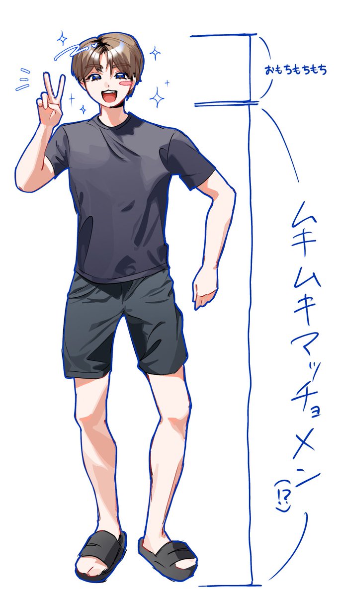 St_m_36's tweet photo. 塩﨑太智さんの特徴:顔面と体の作画が違いすぎる https://t.co/pzkLdPpDPr