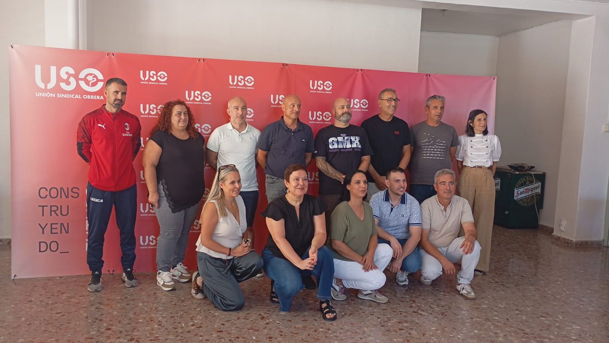 usoindustria's tweet photo. 🗳️ USO inicia la campaña de las elecciones sindicales en ElPozo Alimentación (Murcia). De más del 50% de temporalidad al 85% de empleo fijo: un cambio histórico. Votación el 1 de octubre. "Ahora toca mejorar la calidad del empleo" – Rocío Chico. https://t.co/vnO9PC9Um9 https://t.co/bCrZhtAa9S
