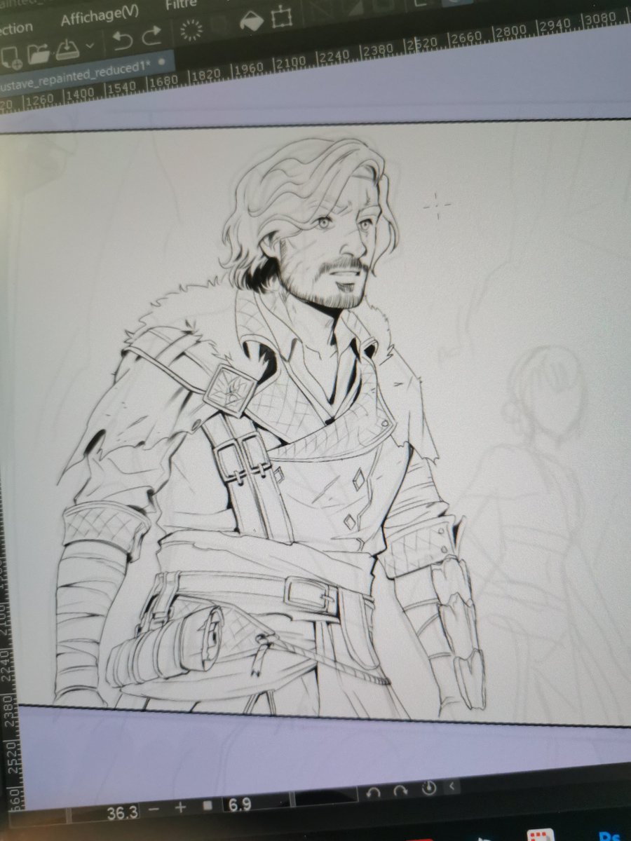 Cathianedraws's tweet photo. Finally able to start ! #Expedition33 https://t.co/bV4x8ip4pE