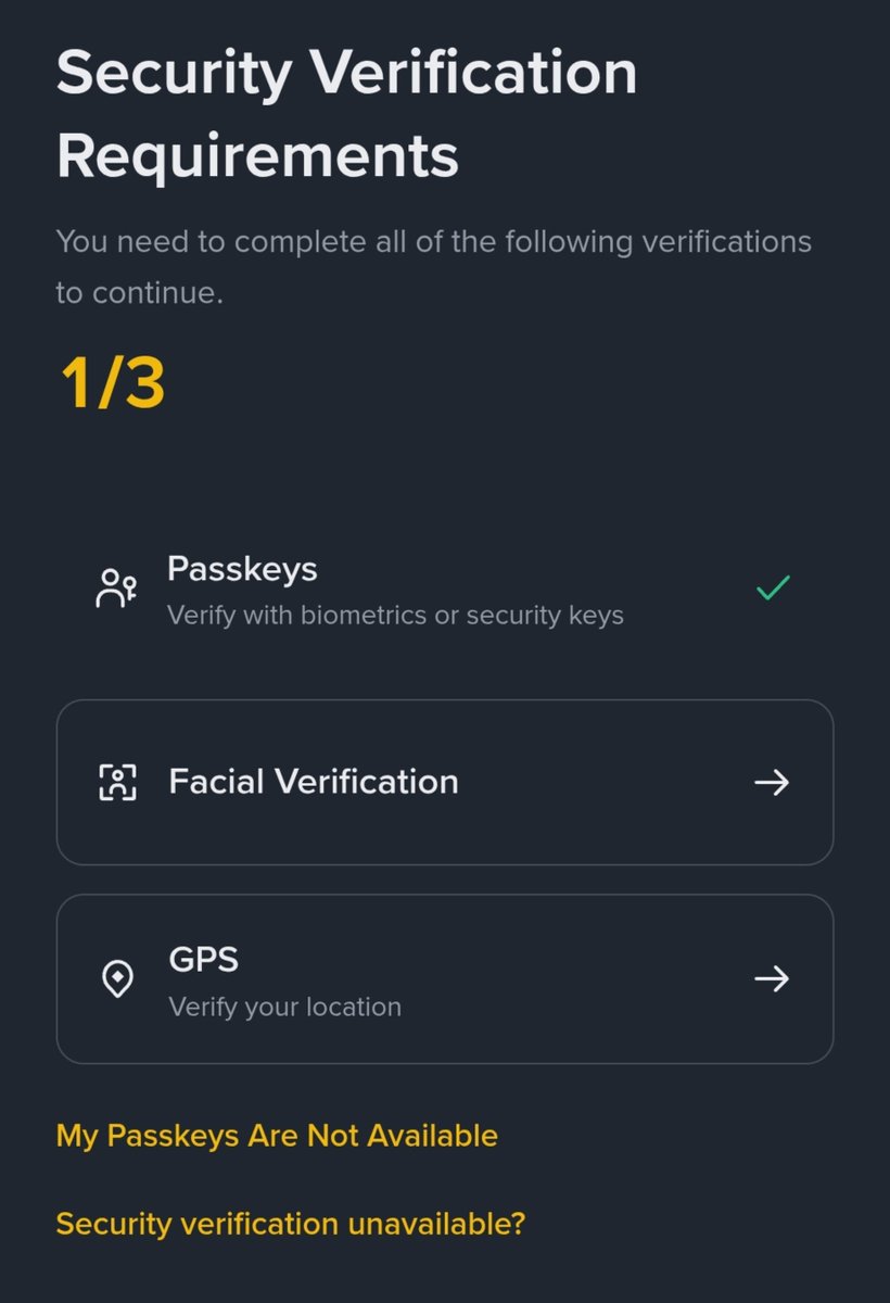 samxuerr's tweet photo. Why must I go through this to access my @binance account? You guy are making it difficult for me to access my account mainly because I just deposit on it. Somethings I easily access with no failed verification https://t.co/tVvgSoUD4h