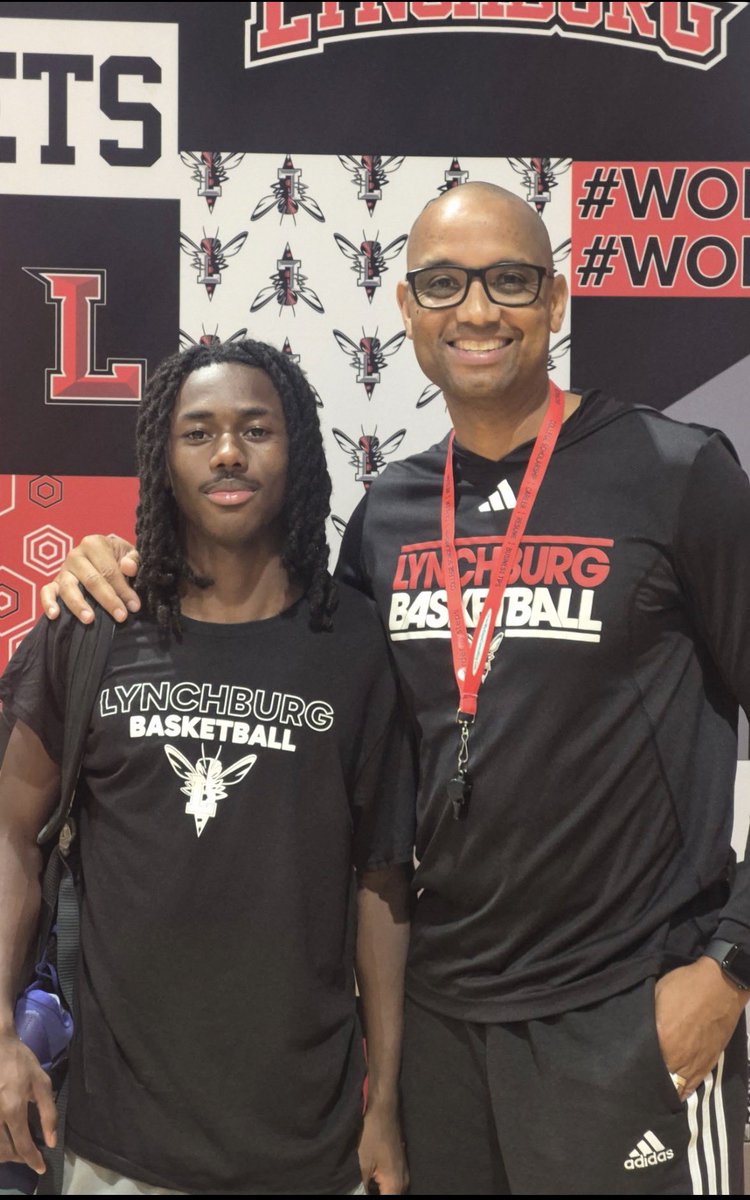 Coach_Dorsette's tweet photo. 2028 PG Josiah Dorsette (Durham Academy) had a great time at the University of Lynchburg. Thanks to @CoachHillScott and staff for sharing some great basketball knowledge. #junioryearloading @josiahhoopz1 @SaveSports_919 @Coach_Rick57 https://t.co/iKVWBFbuX1
