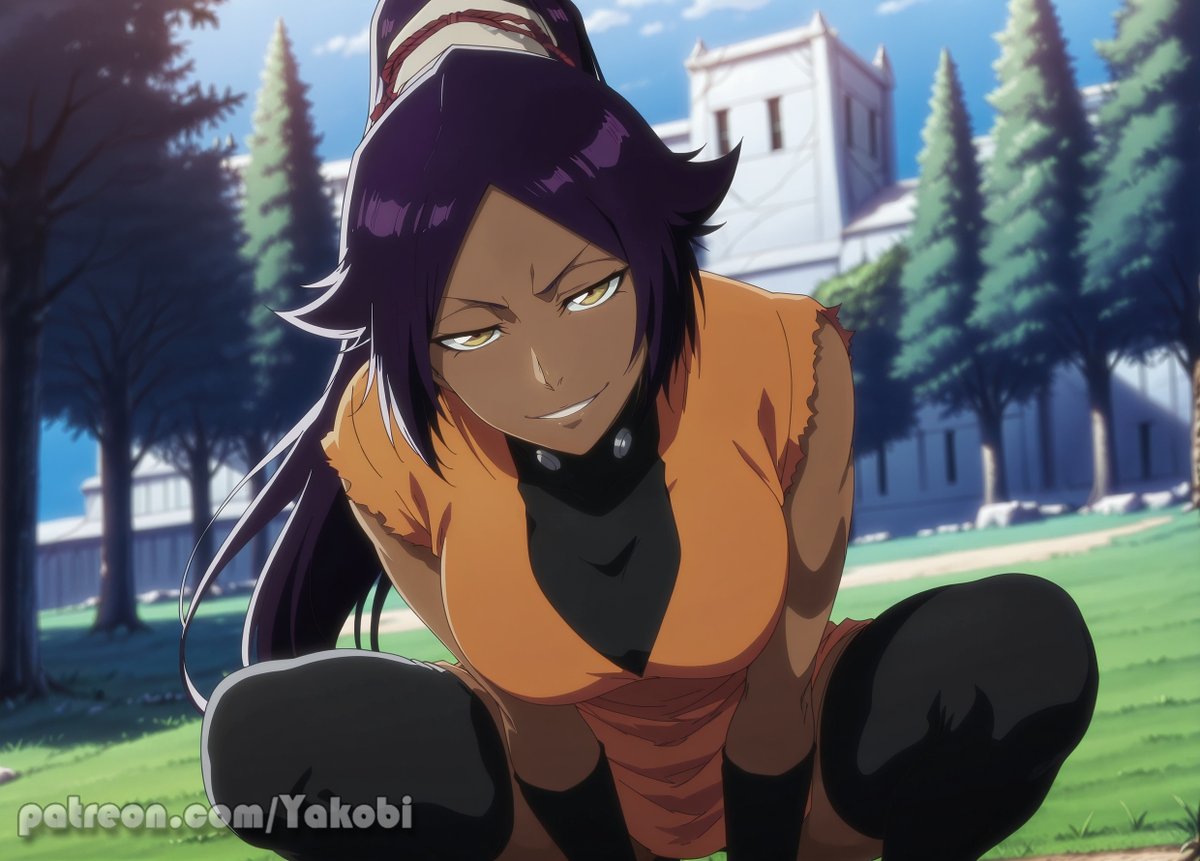 Yakobi0304's tweet photo. Yoruichi Shihouin | Bleach Thousand-Year Blood War 
#BLEACH #YoruichiShihōin #SFW https://t.co/QzZb7OZ0V2
