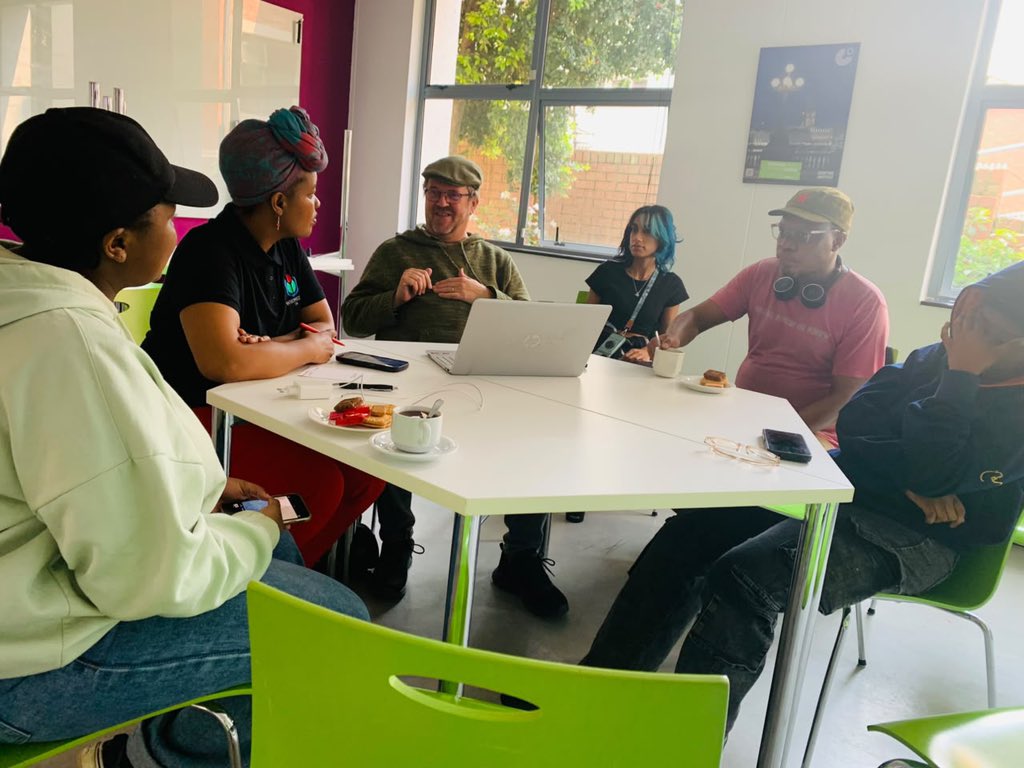 Wikimedia_ZA's tweet photo. Stronger together! 🤝 Behind every great Wikipedia edit is a passionate community. Check out the moments from our latest WMZA Chapter Meet-ups both in Johannesburg and Cape Town where Wikimedians, contributors, and open knowledge advocates connected, shared ideas, and planned https://t.co/AZSSdCKpMs